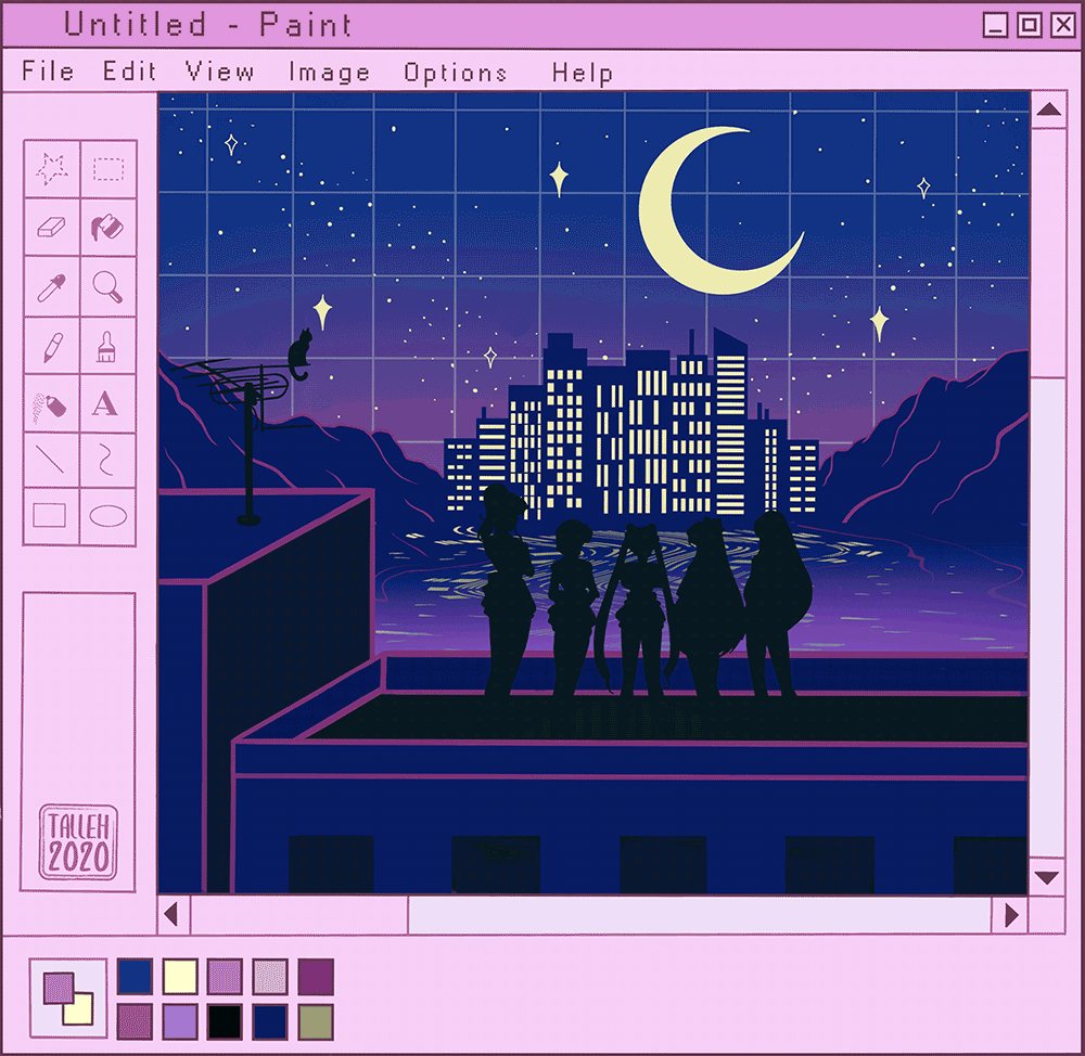 Sailor Scouts Pixels